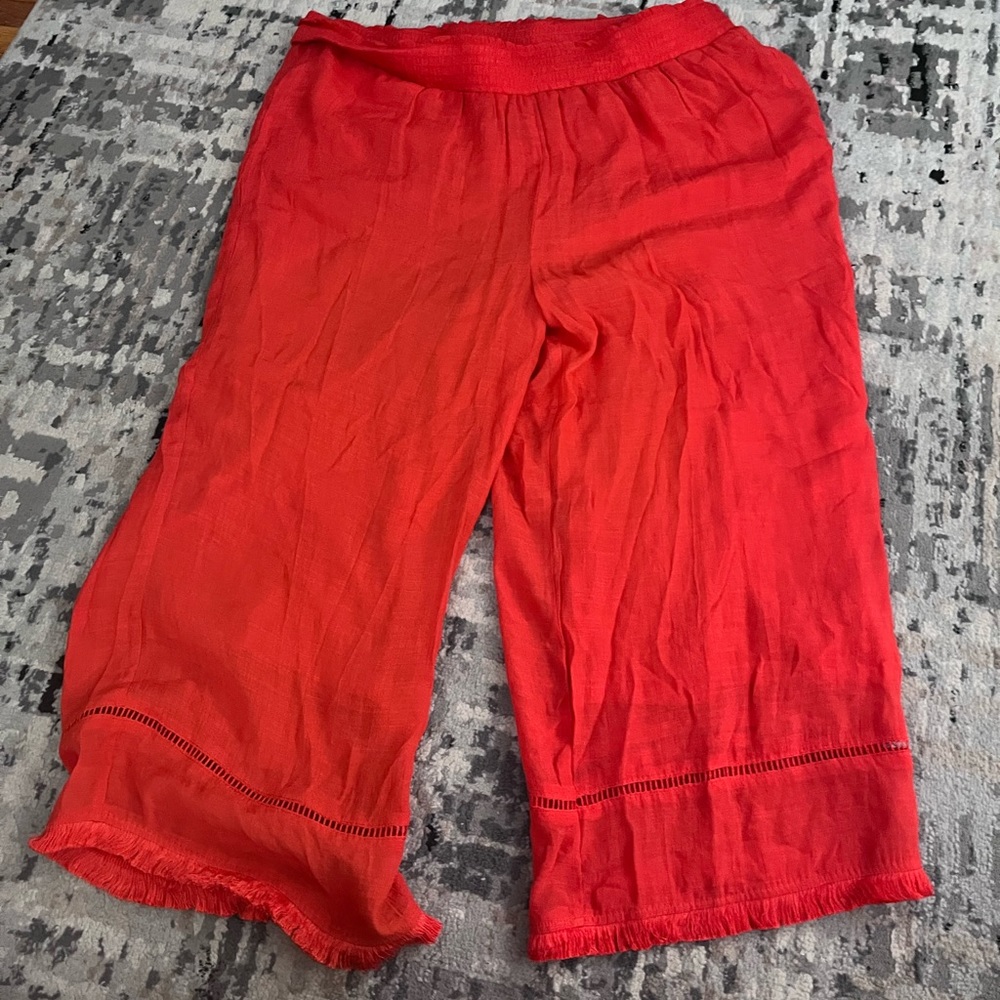 Flare Capri Pants